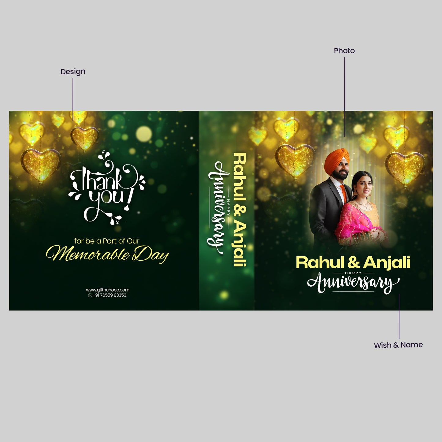 Personalized Best Anniversary Return Gift (Pack of 30)