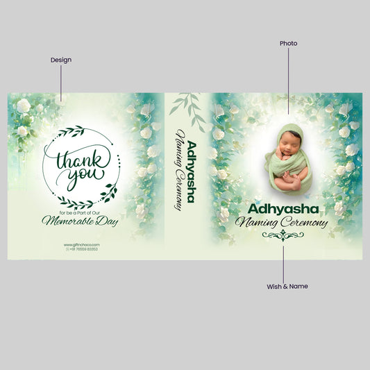 Personalized Naming Ceremony Return Gift (Pack of 30)