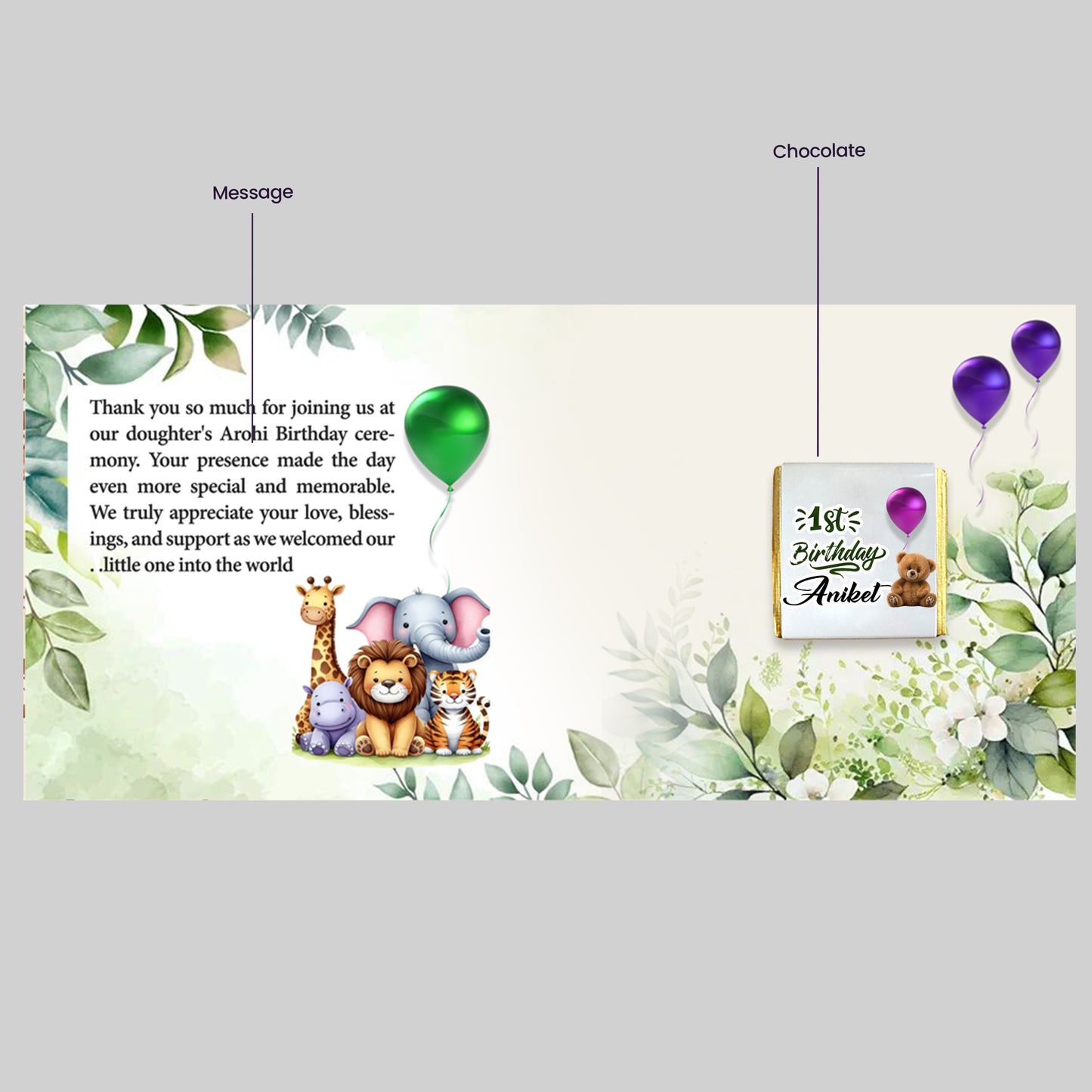1st Birthday Return Gift (Pack of 30)