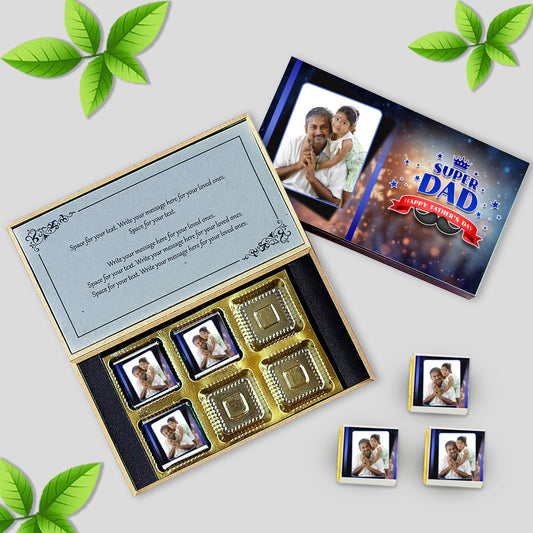 Father's Day Customized box (With Wrapped Chocolates)