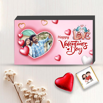 Best Valentine's Day Gift (With Text & Heart Shaped Wrapped Chocolates)