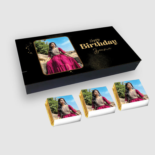 Personalized Birthday Gift (with Wrapped Chocolates)